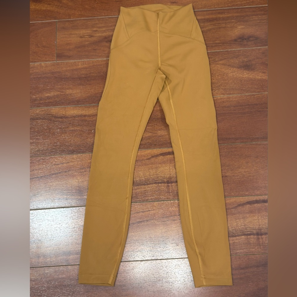 lululemon athletica Mustard Yellow High-Rise Leggings - Picture 3 of 8